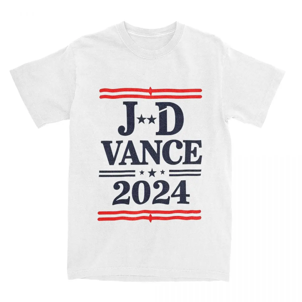 J D Vance 2024 Trump Vice President for Men Women T Shirts Vintage Tees Short Sleeve O Neck T-Shirts Cotton Printed Clothing