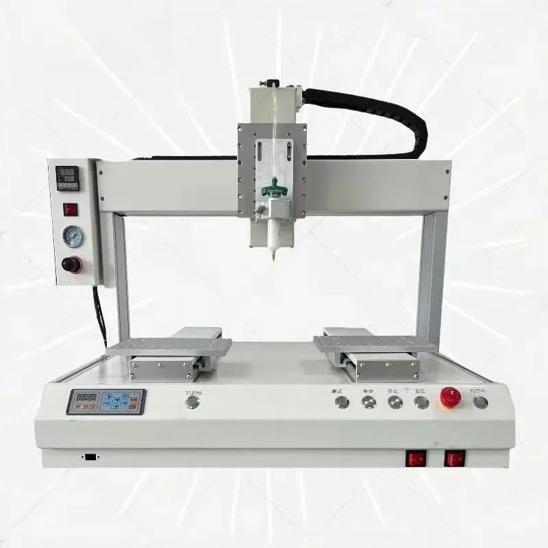 Fully Automatic Silicone Dispensing Machine Glass Glue Sealant Rubber Coating