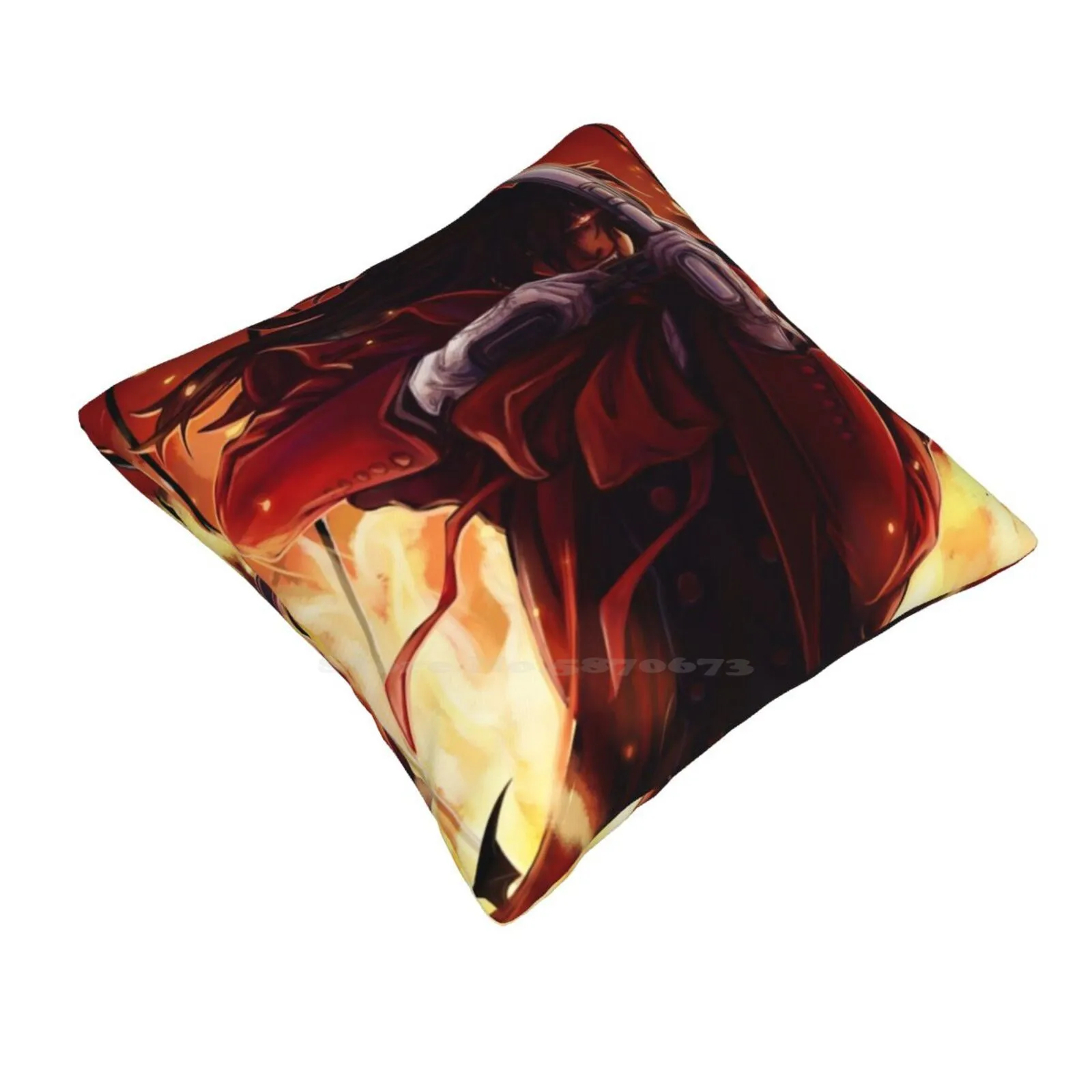 Alucard Fashion Sofa Throw Pillow Cover Pillowcase Hellsing Ultimate Anime Manga Alucard Seras Victoria Integra Alexander