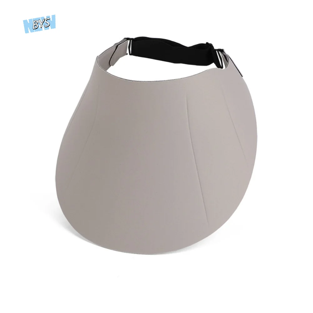 

Lightweight Foldable Traceless Sun Hat Large Brim UV Protection Seamless Visor Cap Korean Style Empty Top Beach Cap Holiday