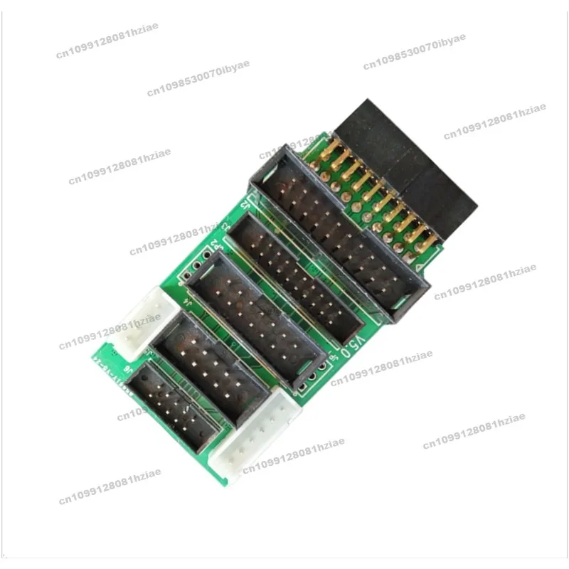 Suitable for Jlink V8V9 Adapter Board STM32 ARM Simulator Multi-function Interface Board with 7 Kinds of Data Cables