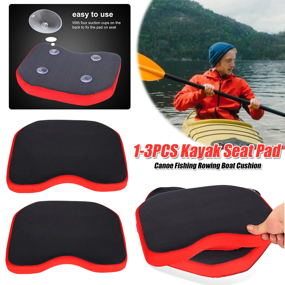 Kayak Seat Pad Thickened Canoe Fishing Boat Comfortable Seat Padded Cushion Rowing Boats Chair for Kayak Outdoor Camping