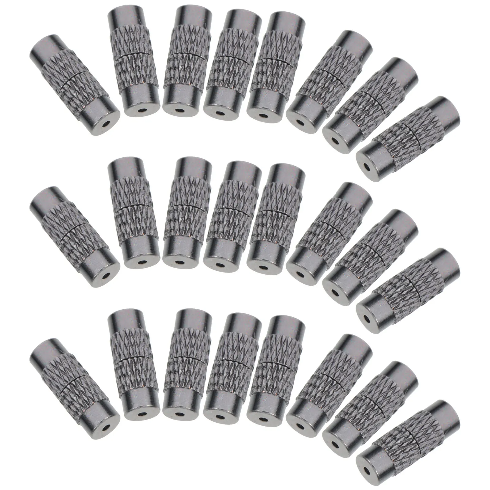 

50Pcs Copper Screw Clasps Jewelry Connectors DIY Necklace Bracelet Fasteners End Caps Craft Repair Tools Making Kit