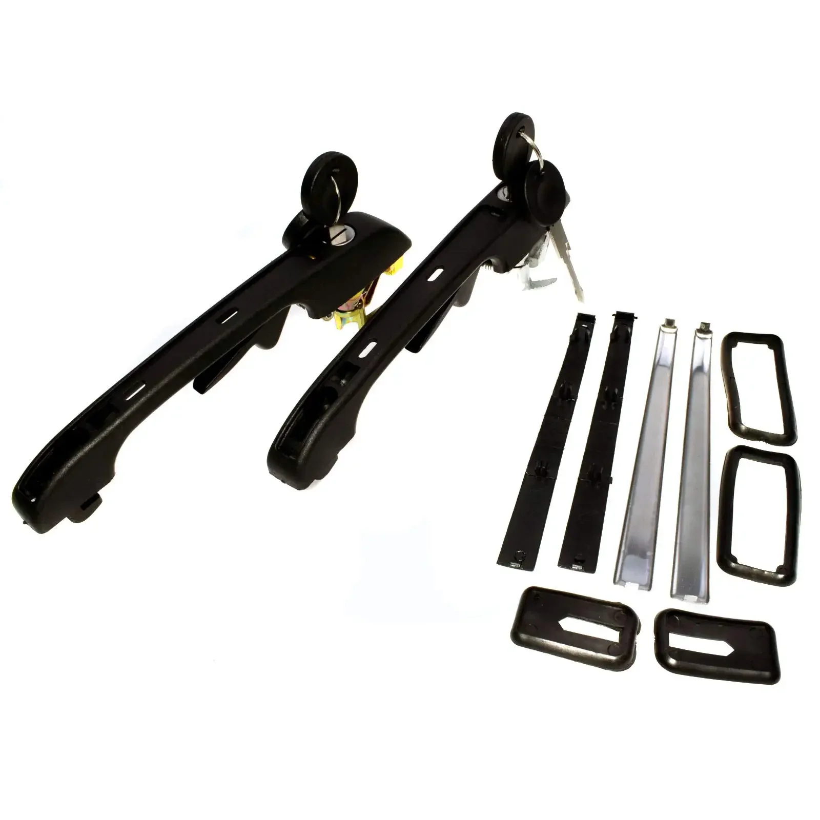 2 قطعة 191837205A 193839205 193839206 191837206 مقبض باب السيارة مجموعات اليسار واليمين لشركة فولكس فاجن Mk1 Mk2 جولف جيتا أرنب GTI #2