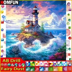 HOMFUN Fairy Dust AB Full Diamond Embroidery 