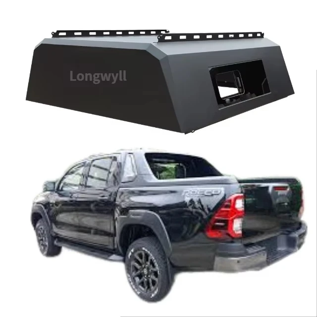 

Customized Truck Canopy for Hilux Rocco-C Lightweight Truck Cap Aluminum Smartcap High-quality Roll up Tonneau Cover