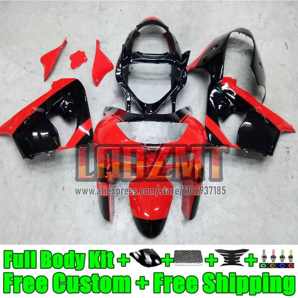 Injection Frame For KAWASAKI red glossy NINJA ZX9 ZX 9R 9 R 900 CC 900CC 46No.25 ZX900 ZX9R 1998 1999 ZX-9R 98 99 OEM Fairing