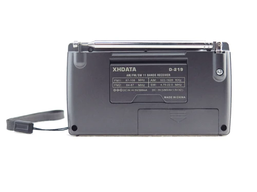 Imagen 2 del producto XHDATA D219 Radio portátil AM FM MW Receptor de onda corta Radio de bolsillo Radio multibanda de alta sensibilidad con altavoz conector para auriculares