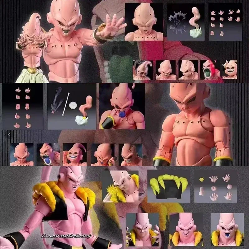 

Tonsenarttoys Custom Dragon Ball Figure S.h.figuarts Adolescent Malevolence Majin Buu Kid Action Figure Shf Anime Model Gift Toy