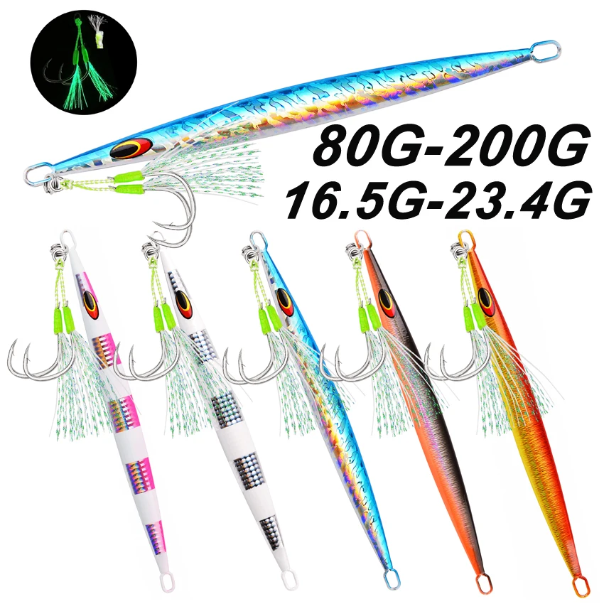 1個入りメタルジグベイト-80g-120g-海水釣りジグ-ルアー-スイッチ-ファストシンキングメタルジグ-ジギングルアー-ベイト