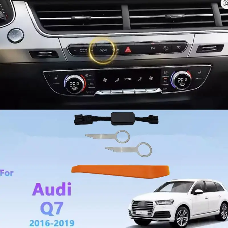 

Автоматический запуск и остановка для Audi Q7 4M 2016-2019, автомобильная автоматическая система остановки двигателя, датчик управления отключением устройства, заглушка стоп