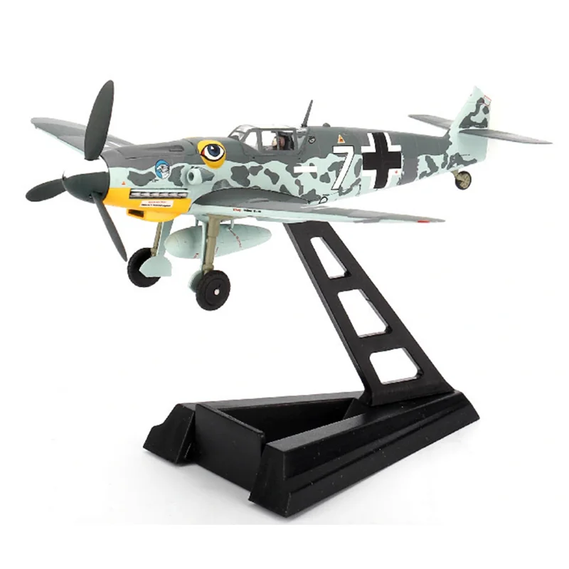 

JC WINGS, литой под давлением масштаб 1/72, немецкий бомбардировщик BF 109G-6 Hartmann, модель из сплава JG 51 94, коллекция, декоративный дисплей, подарок