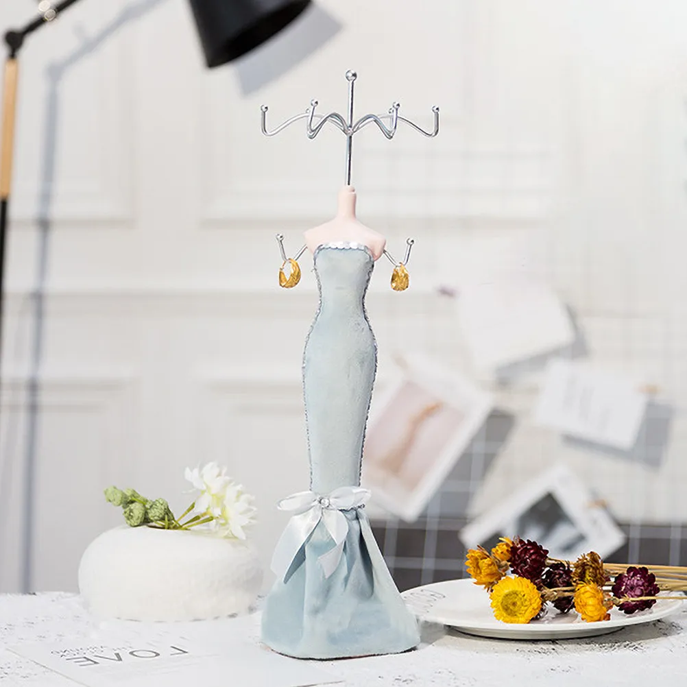 

Necklace Mannequin for Jewelry Display Stand Holder Elegant Lightweight Compact Jewelry Rack for Home Shop Craft Shows Selling