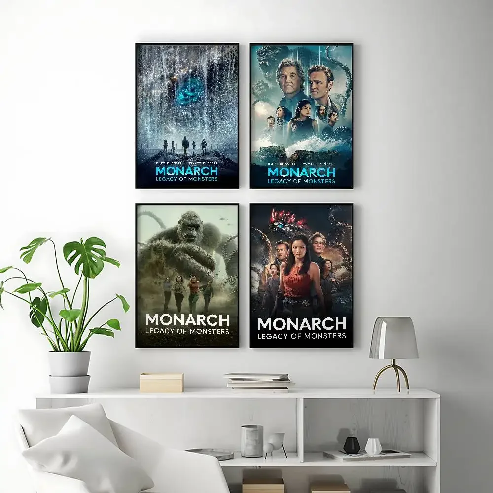 Series Monarch: Legacy of Monsters Posters Premium Self-Adhesive No Residue Wall Sticker for Home Office Bar Decor