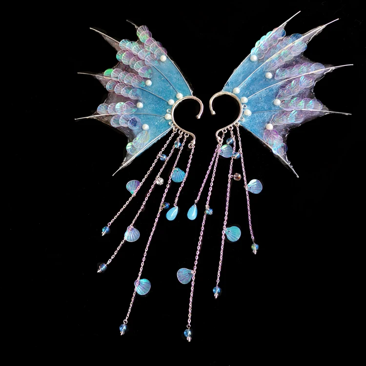 Oreilles de sirène COS, oreilles dégradées, coiffure de magicien féerique, accessoires pour cheveux, accessoires de sirène, Photo Cosplay, nouvelle collection