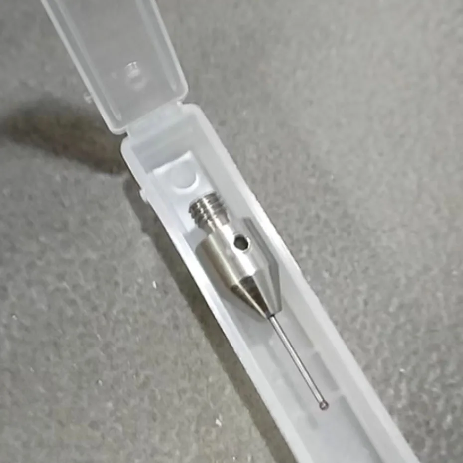 Three dimensional probe, three coordinate measuring needle, ruby measuring head, CNC machine tool special thread M4