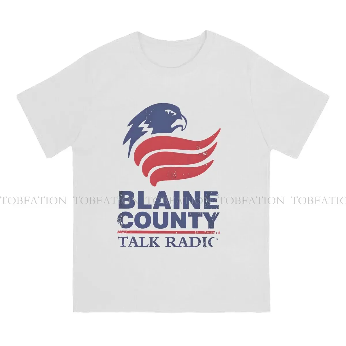 Blaine County Talk Radio Casual TShirt GTA Game Style Tops Comfortable T Shirt Men Short Sleeve Unique Gift Clothes