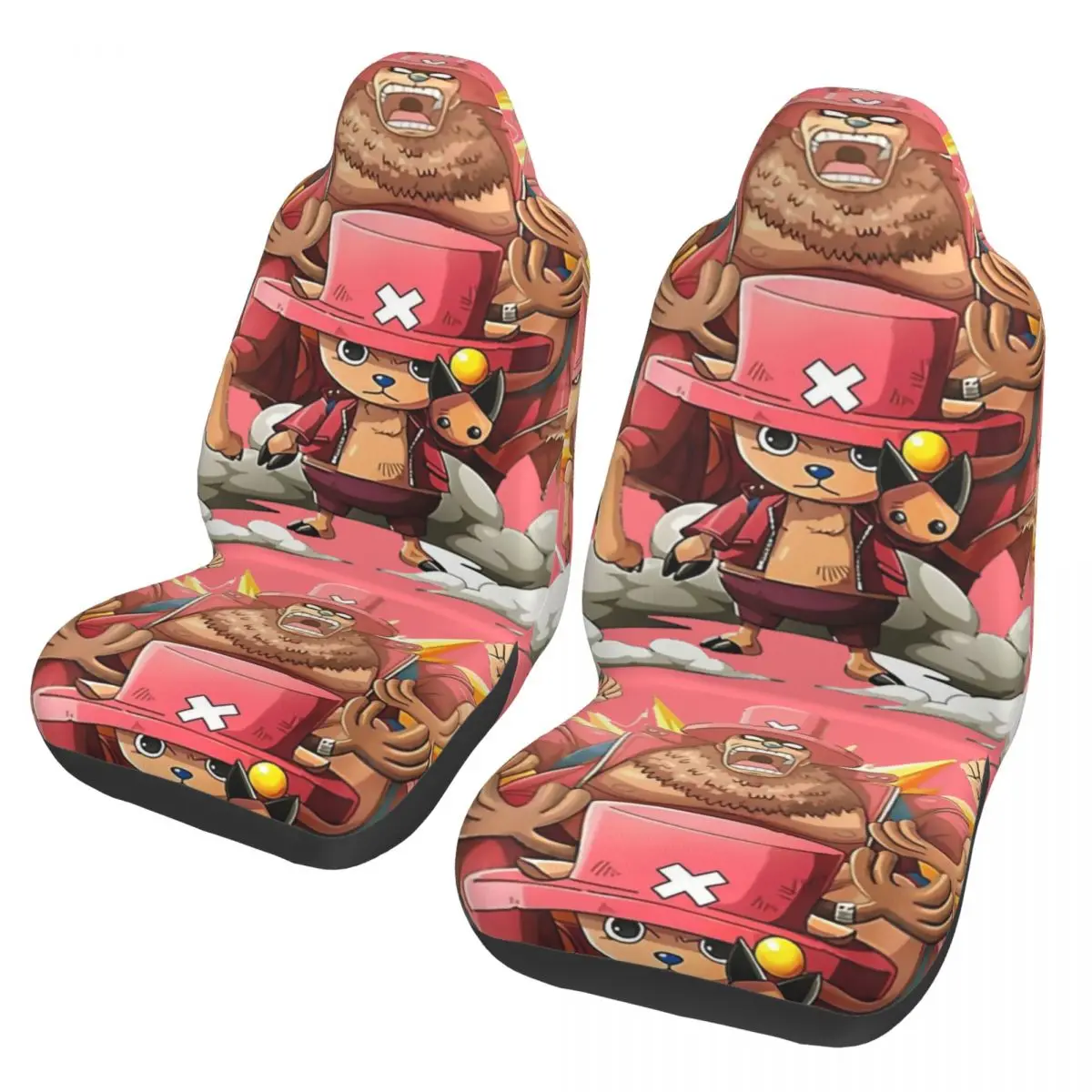 

Универсальный чехол на автомобильное сиденье One Piece Bright Straw Hat Doctor Tony Tony Chopper, женский чехол на автомобильное сиденье, тканевая защита для сидений