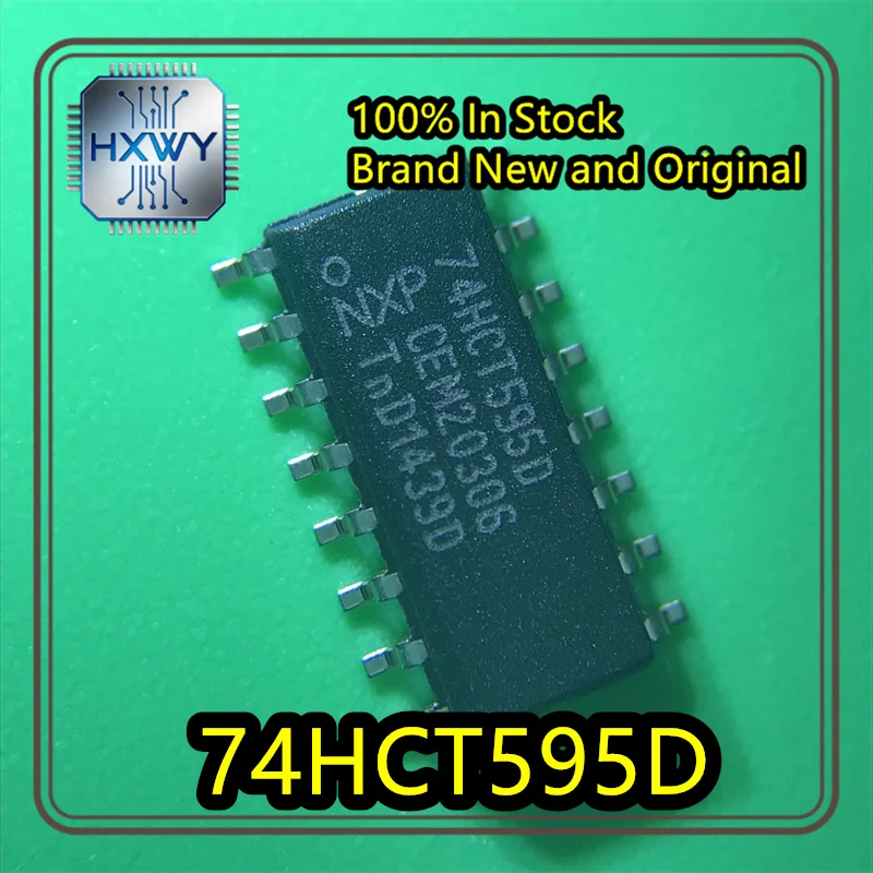 (20/100 pieces) 74HCT595D SOP-16 Shift Register, brand new original genuine in stock