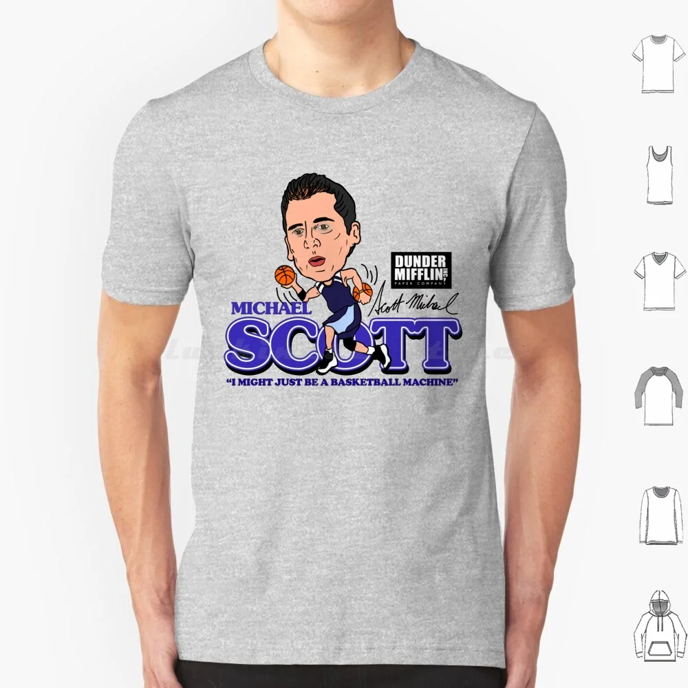 Michael Basketball T Shirt Big Size 100% Cotton The Office Basketball The Office Basketball Michael Dwight Schrute Jim Halpert