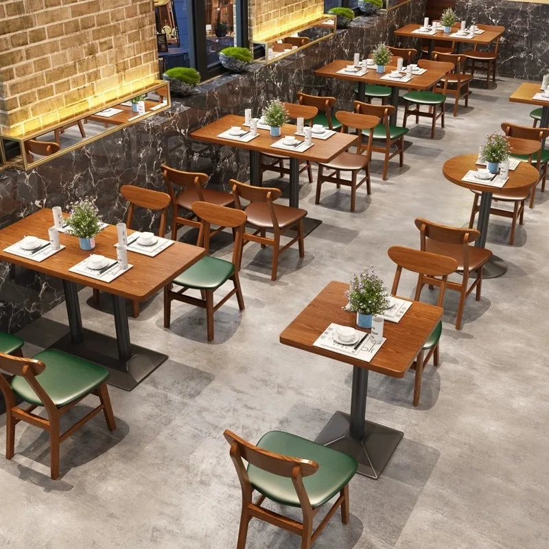 Modern Coffee Shop Used Booths Seat Restaurant Sofa Sets Cafe Bench Seating Fast Food Furniture Dining Set