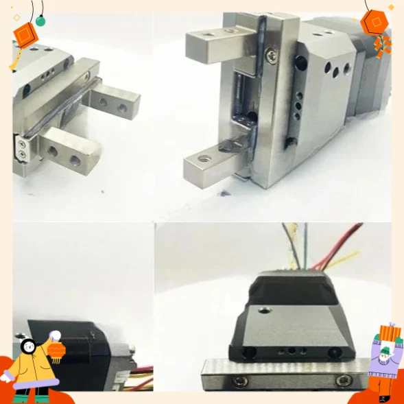 Stepper Motor Electric Gripper Robotic Parallel Gripper Mini Robotic Arm Automation Industrial Clamping Holder