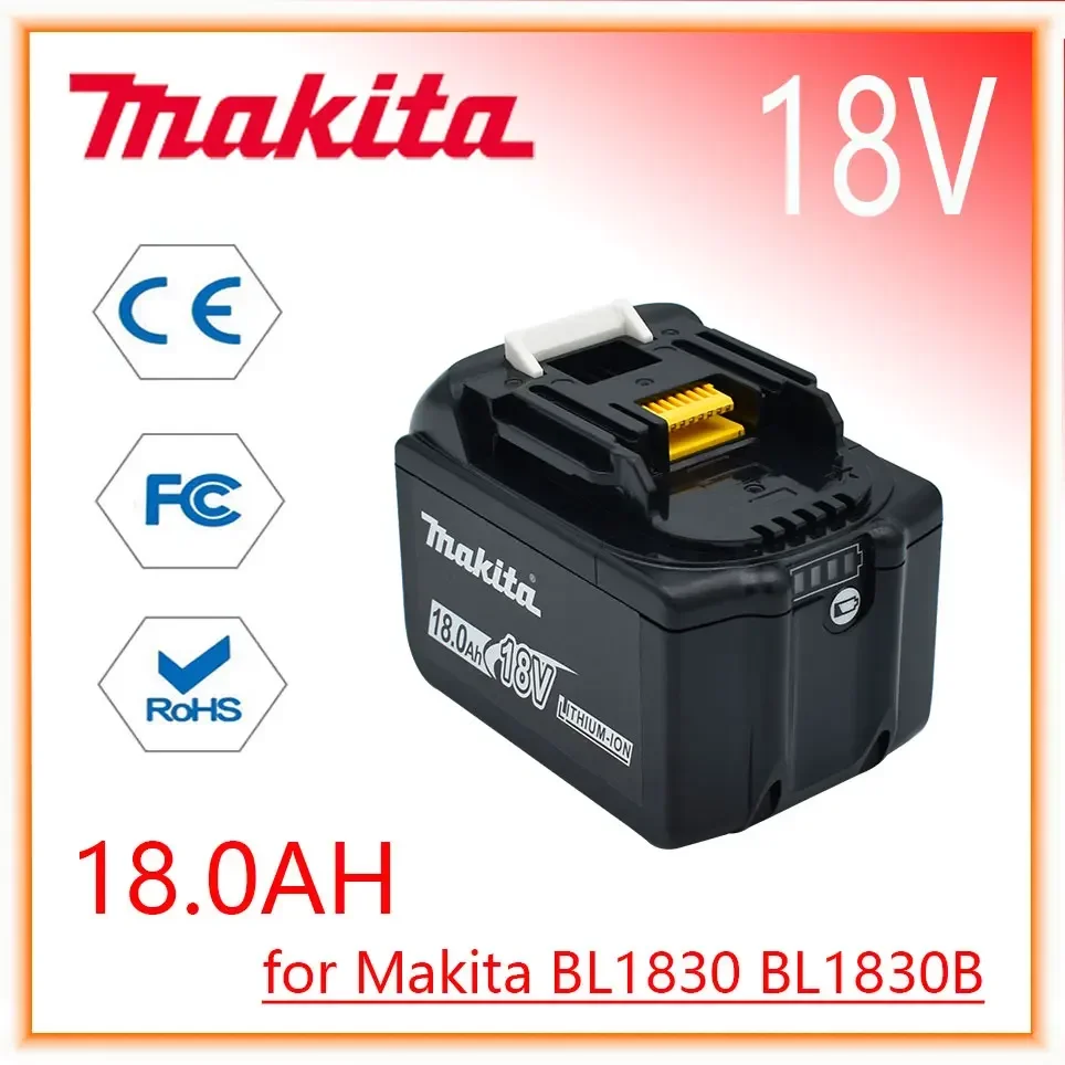 

Makita Replacement 18V 18.0Ah Battery For BL1830 BL1830B BL1840 BL1840B BL1850 BL1850B rechargeable battery LED indicateur