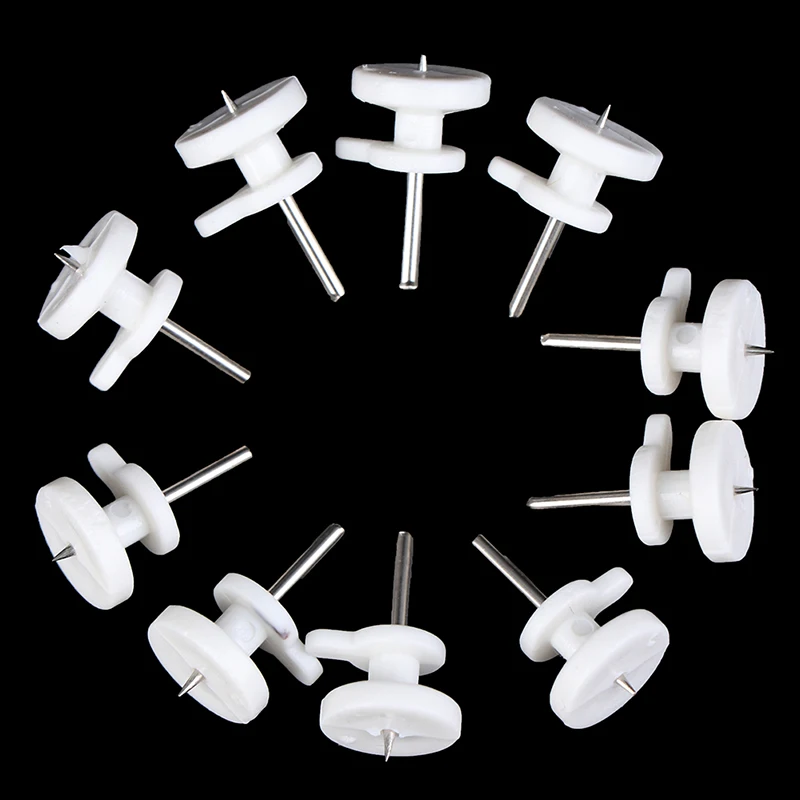 -10Pcs New Small Wall Mounted Hooks Non-Trace Nail for Concrete Cinder Block Hardwood