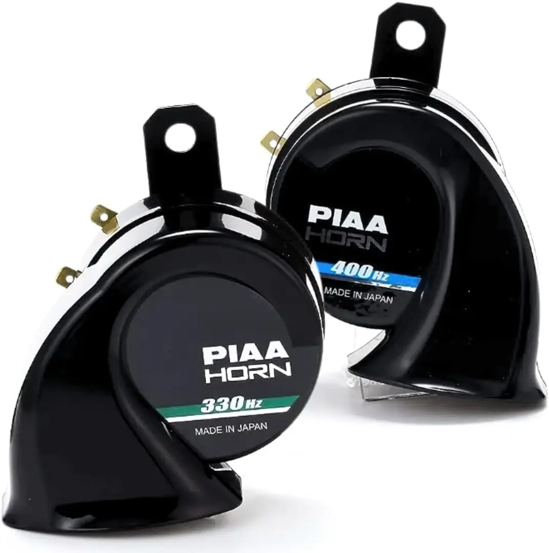 

Superior 112dB Twin Tone Bass Horn, Black - 330Hz & 400Hz for Enhanced Sound