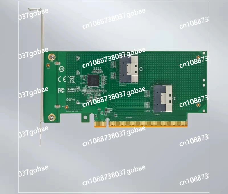 

Адаптер-расширитель для дискретной видеокарты U.2 PCIe4.0 x16 на SlimSAS 8654 (полувысокий)