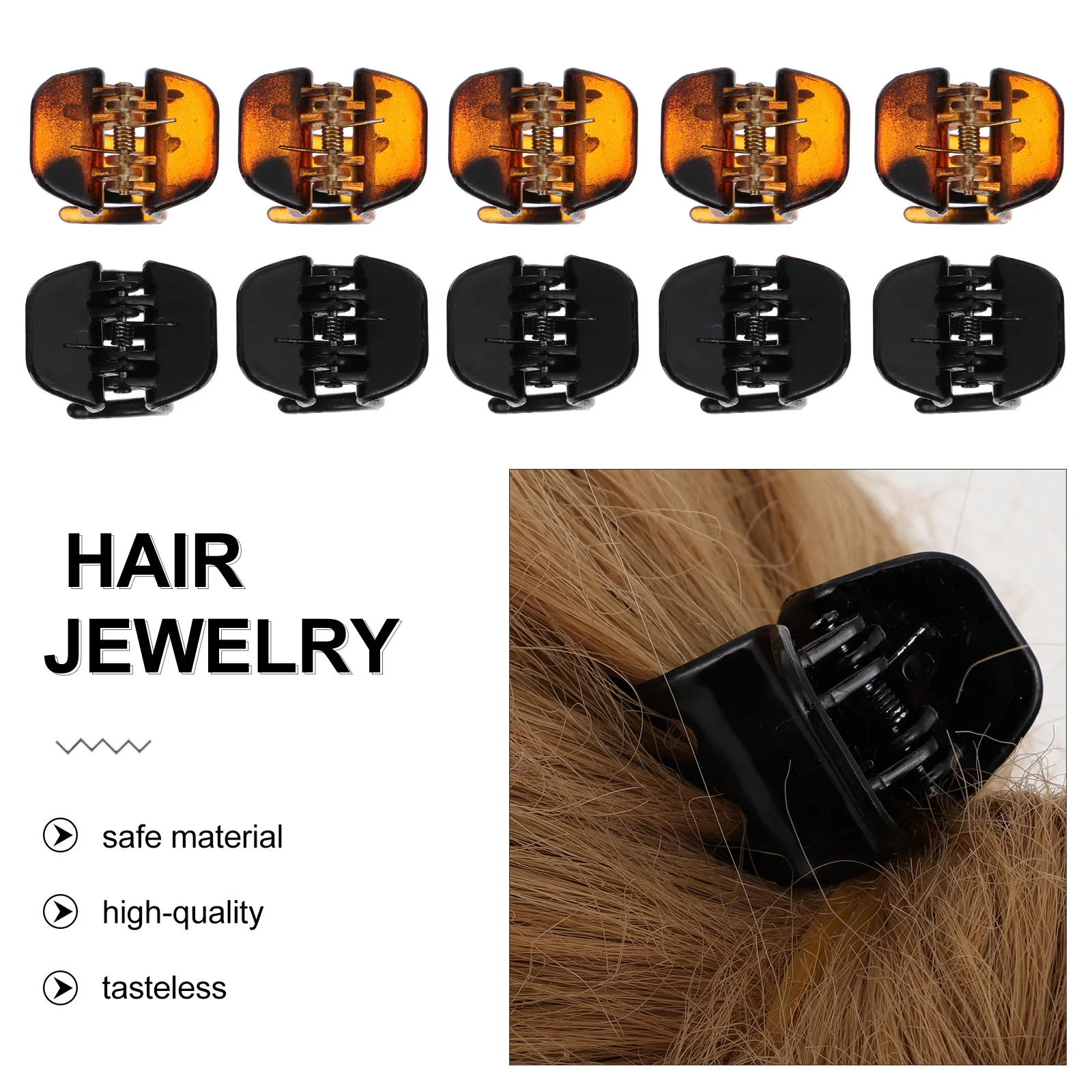 

20Pcs Exquisite Acrylic Headdress for Girls Hair Decoration Christmas Mother's Day Acrylic Hair Clip Headdress