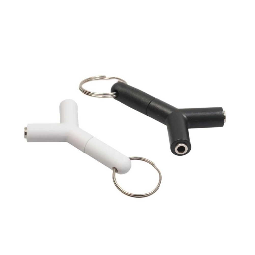 

3.5mm Stereo Audio Splitter Headphone Connector Adapter Dual Earphones Y-Shaped Compatible with All Digital Devices