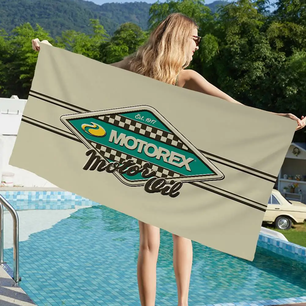 M-Motorexs Anime Beach Swimming Towel Soft Absorbent Washcloth Children's Gifts for Kids Travel Camping Gym