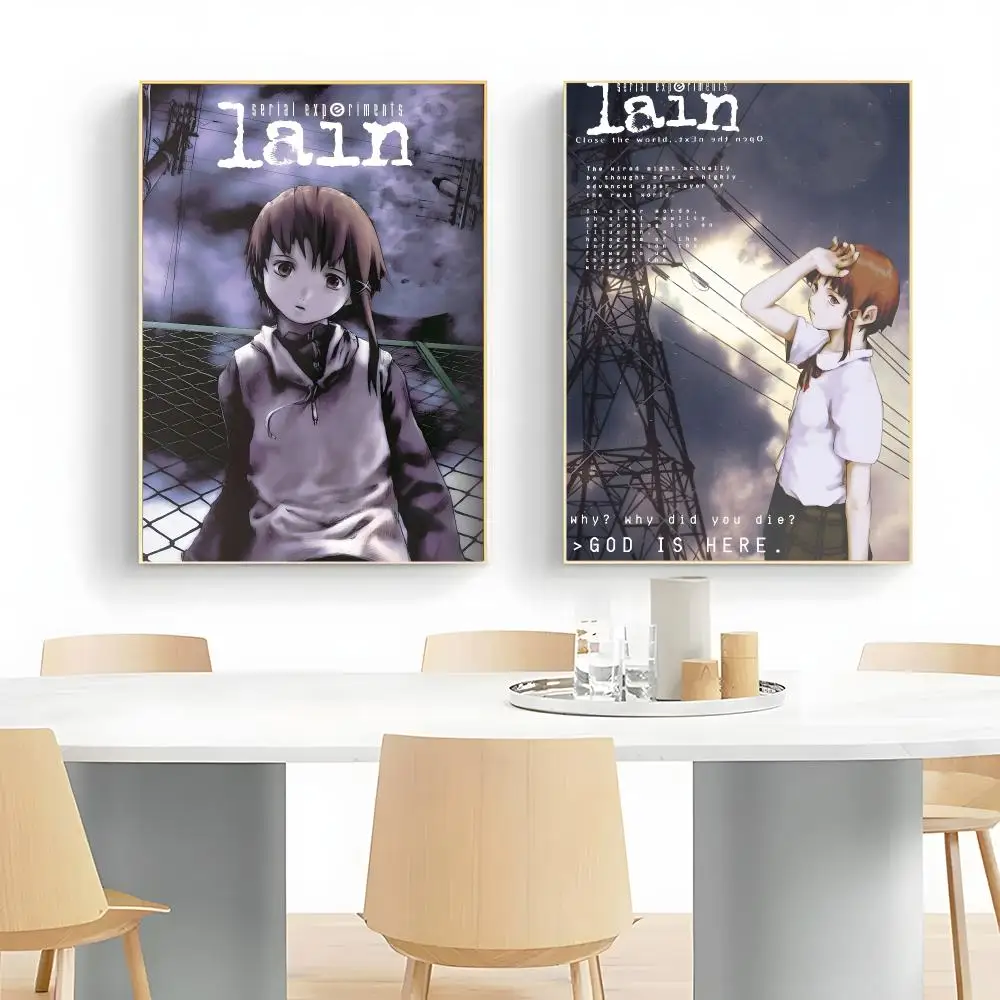 mind-bending anime S-Serial Experiments Lain Poster Wall Art Print Decorative Mural Home Decor Gift Unframed