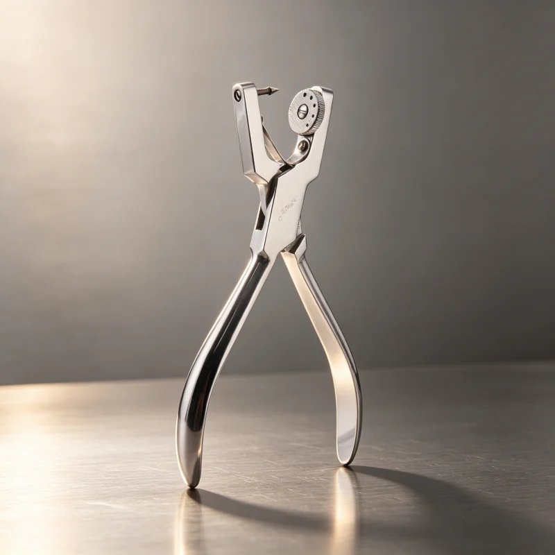 Dental Rubber Dam Perforator Puncher Pliers – Orthodontic Tools for Dentist Clinic Use