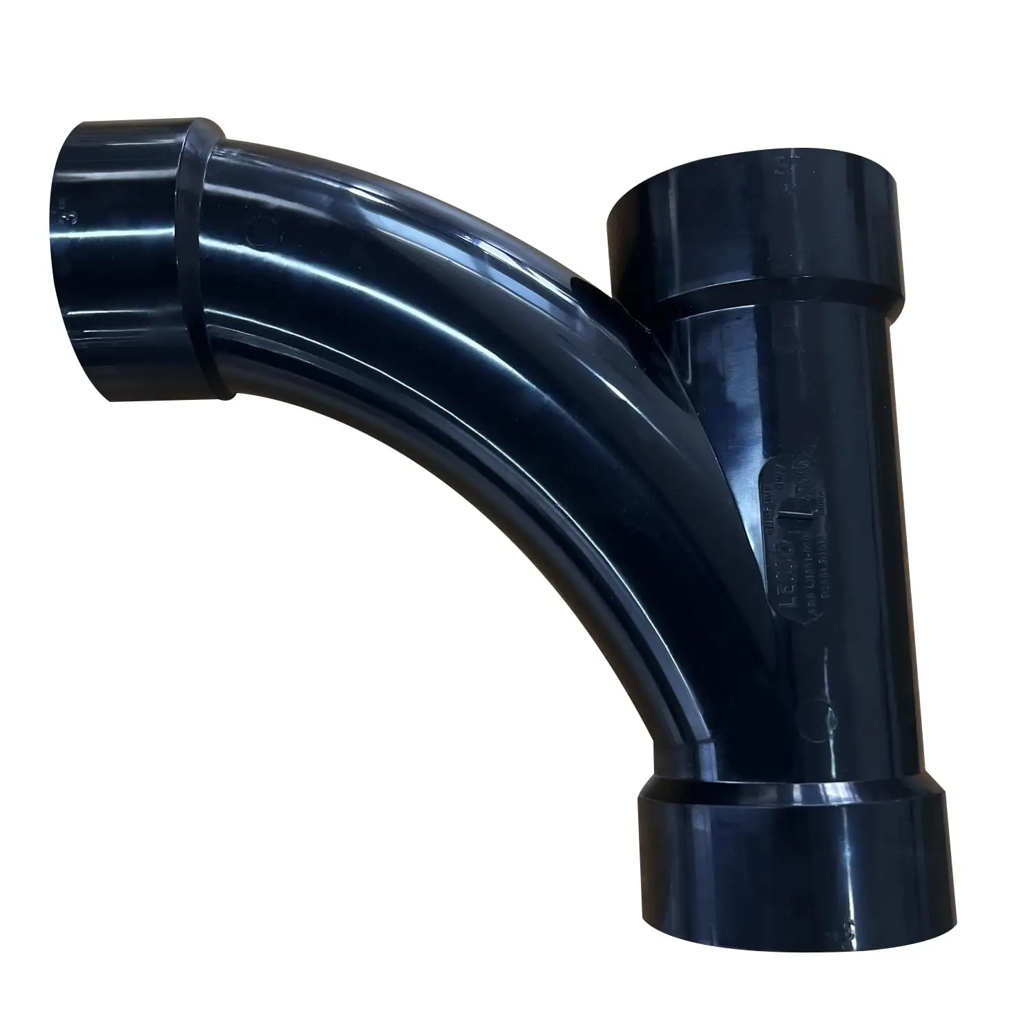 

Lesso 3-дюймовая комбинация ABS с длинным радиусом 3Hx3Hx3H, АБС-пластик TEE Wye DWV для 3X3X3H T-Y Использование для 3-дюймового слива