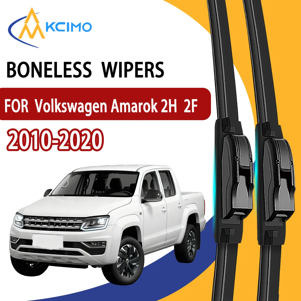 

2Pcs Front Windshield Wiper Blades For Volkswagen Amarok 2H 2F 2010-2020 Windscreen Window Car Accessories