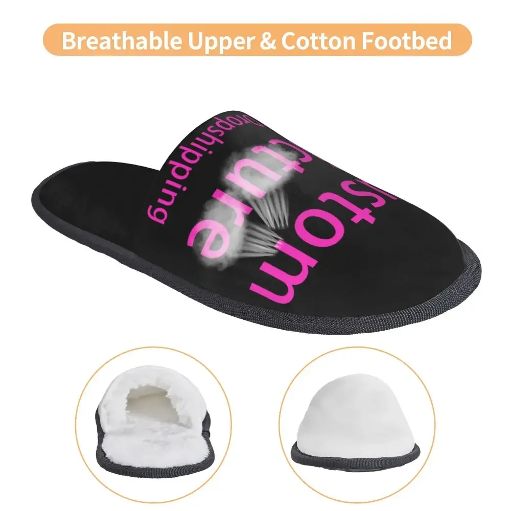 Personalized Custom Photo Logo Comfort Scuff Memory Foam Slippers Women Customized DIY Print Hotel House Shoes view 5