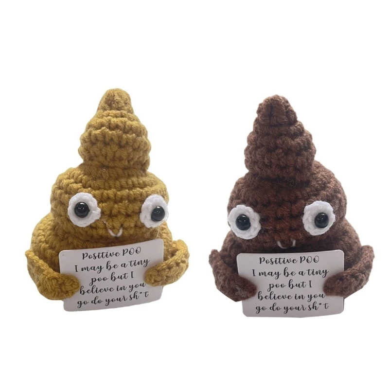 Poo Plushie Unique Knitted Craft Gift Home Wedding Birthday