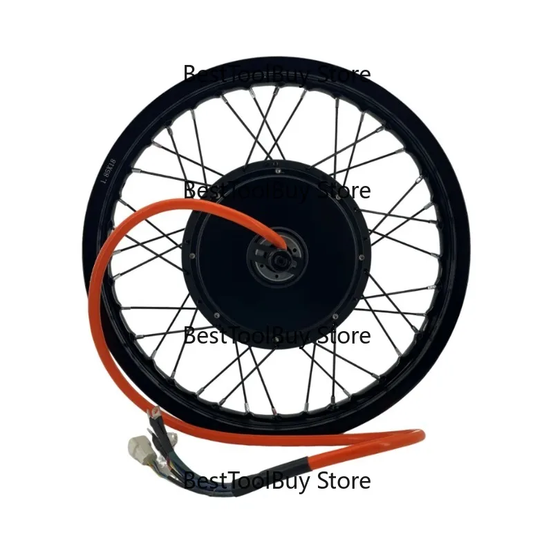 205 50H V3 6000W Hub Motor For Electric Moped with 1.85*19inch Wheel