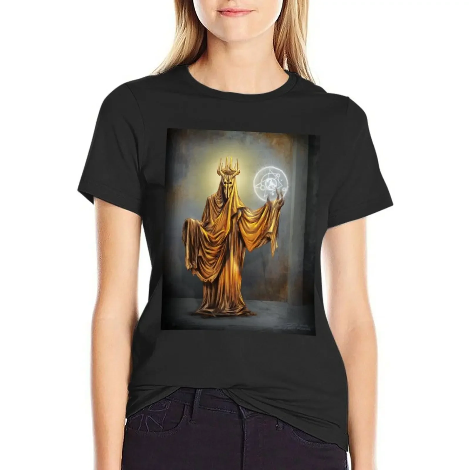 

Hastur T-Shirt Female clothing summer tops quick-drying anime plus size t shirts for Women loose fit