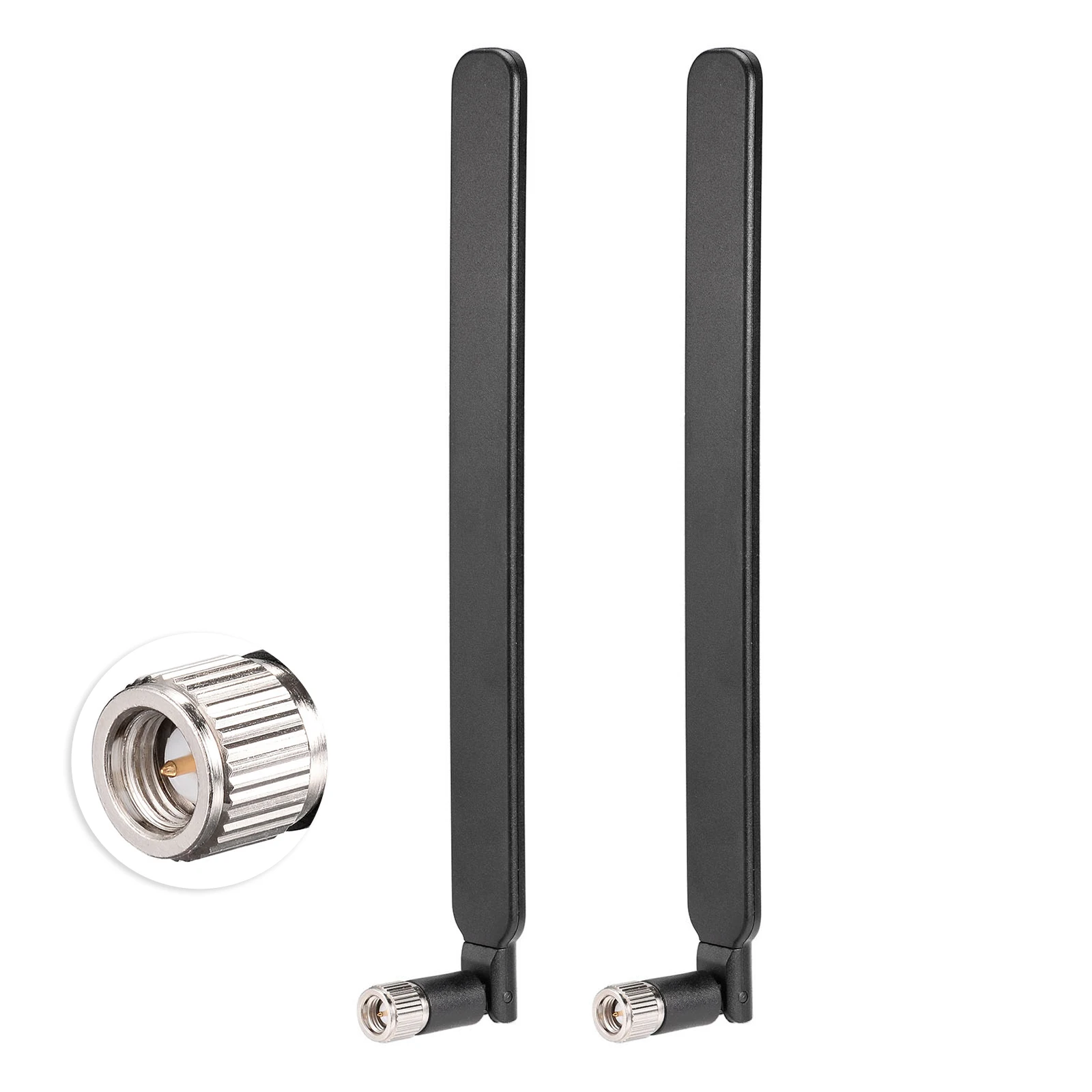 Smile bat 2pcs 6dbi 4G persévérance Large Bande 700-2600Mhz Omni Directionnel Antenne RP-SMA Connecteur pour Verizon AT&T Sans Fil T-Mobile