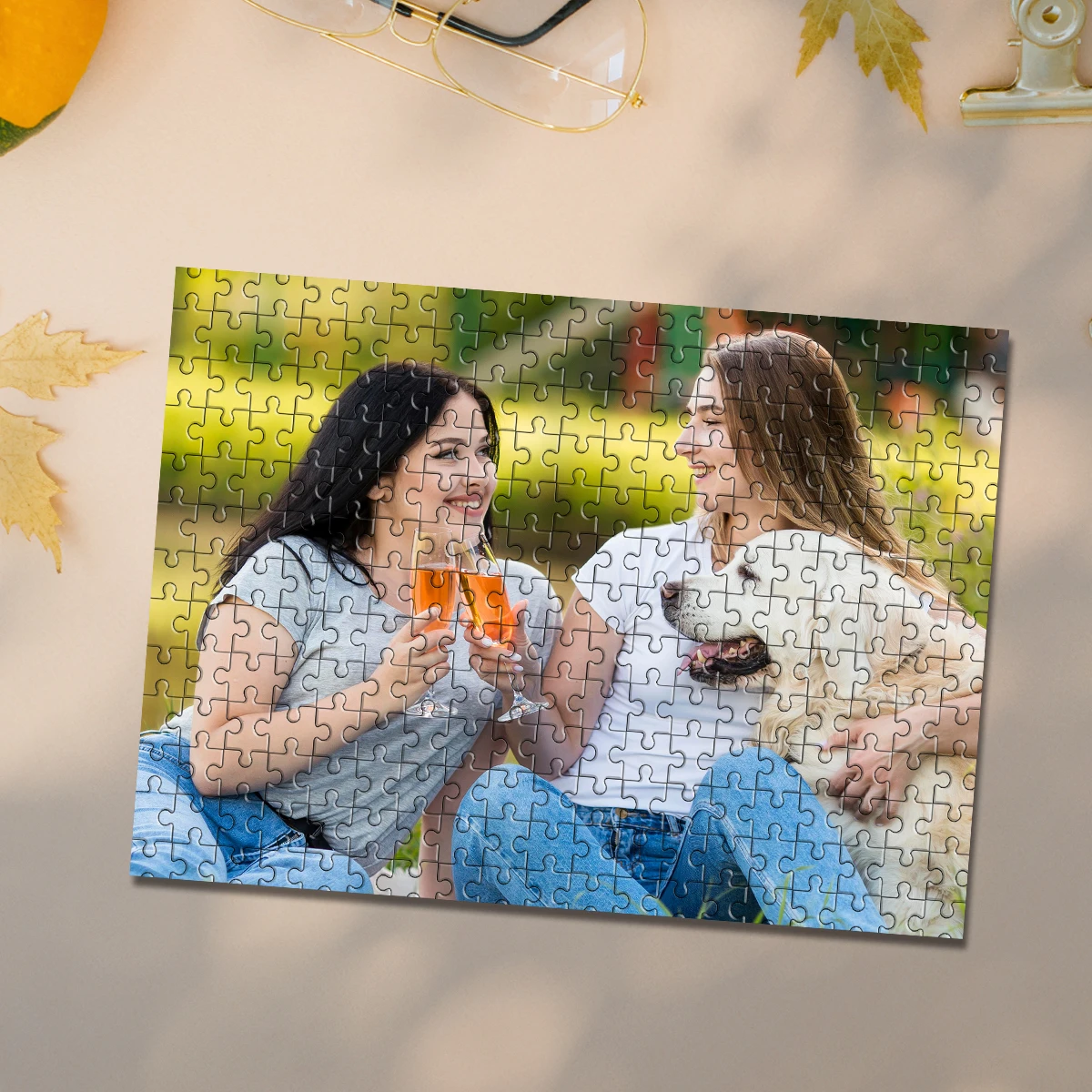 35/300/500/1000pcs Personalized Custom Photo Puzzle photo Diy Educational Toys for Adults Decoration Collectiable Gift