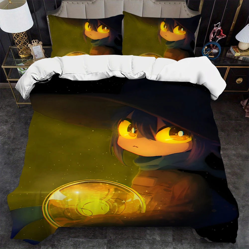 Niko O-Oneshot Duvet Cover Set Home Style Bedding Soft Laundry Cotton Bed 3 Piece Set Student Dormitory Gift