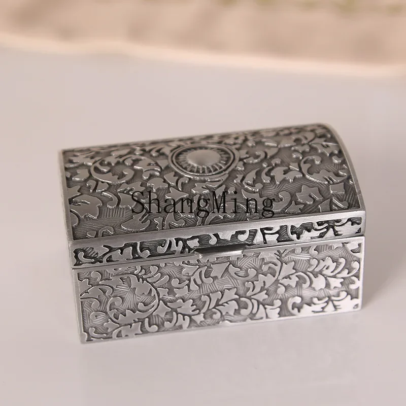 

CLL zinc alloy creative retro classic Treasure box jewelry storage box small ring earrings bracelet jewelry box