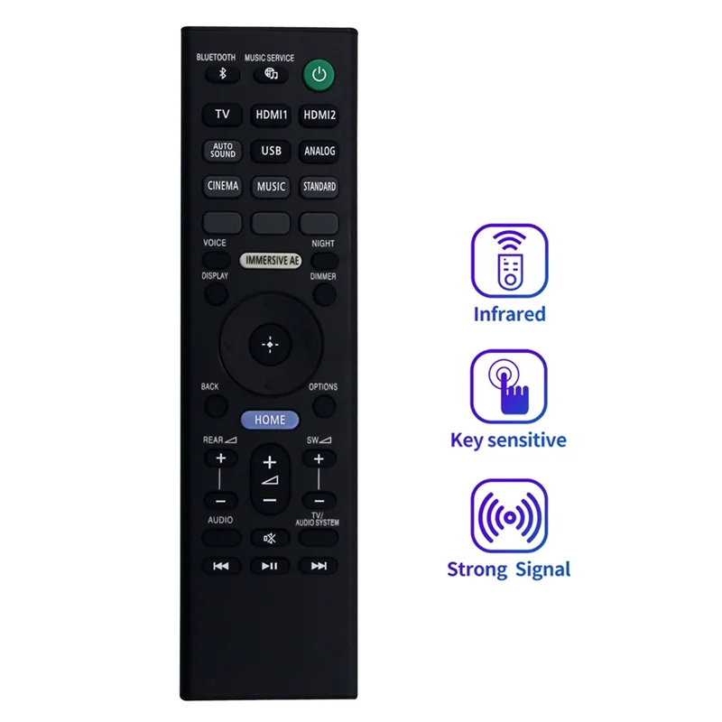 RMT-AH509U Remote Control Replacement For Sony Soundbar HT-A7000 HTA7000 1009357-11