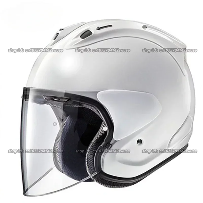 

VZ-RAM Bright White Half Helmet Unisex Motorcycle Off-Road SZ-R VAS Helmet Downhill Racing Mountain Cross Casco Capacete