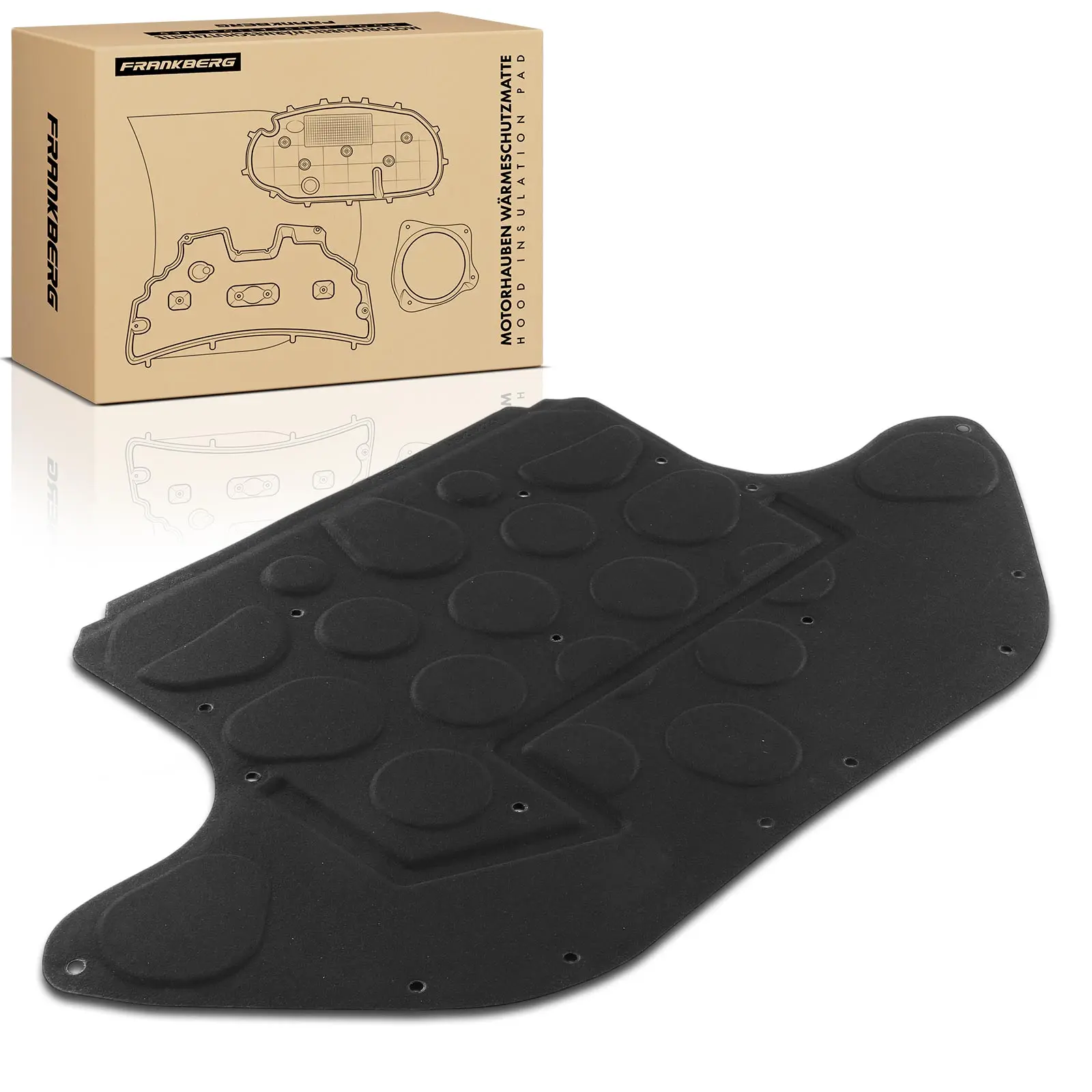 Frankberg 1x Isolatiemat Motorkap Isolatie Motorkap voor Mercedes-Benz S-Klasse V222 W222 X222 2013-2020 2226824501