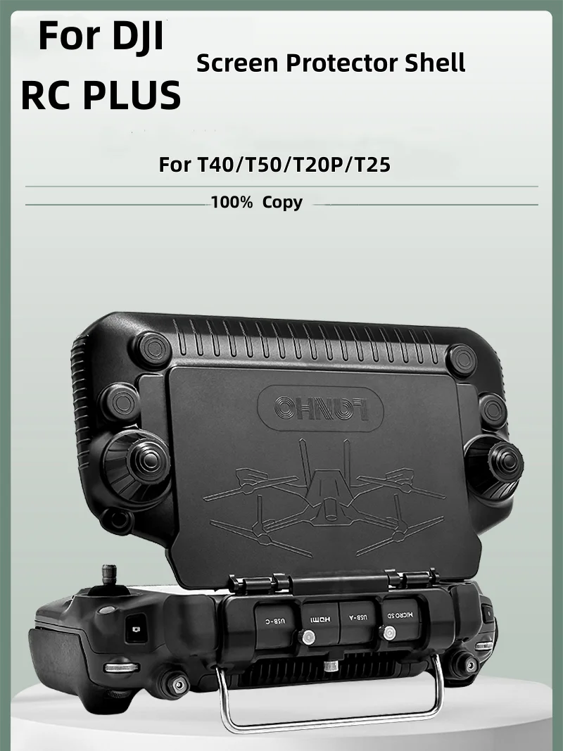 

RC Remote Control Cover For DJI Agras T50 T25 2 In 1 Screen Protector Cover & SunHood Sunshade For DJI Agricultural DroneT40