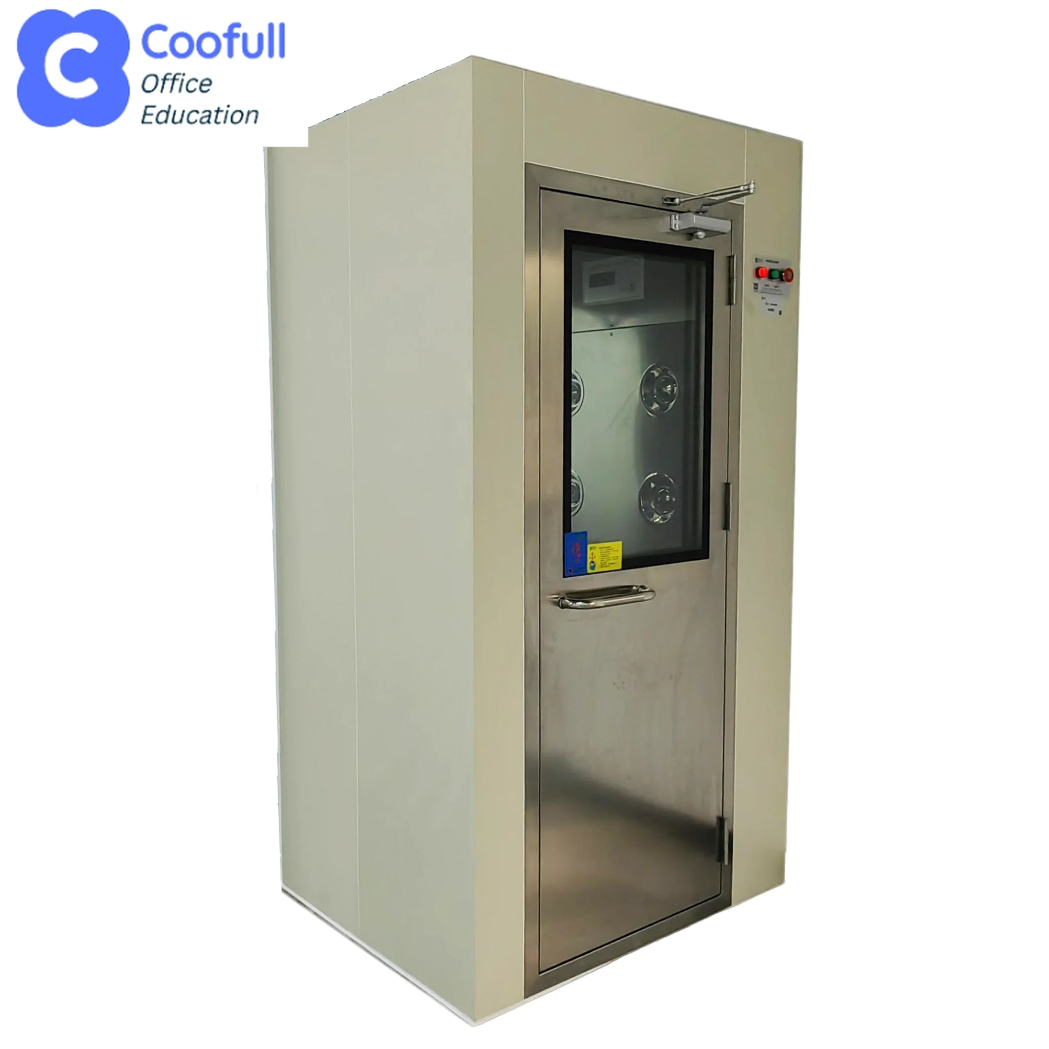 COOFULL Automatic Cleanroom Class 100 Air Shower With High Efficiency H13 Air Shower for Clean Room Air Shower System